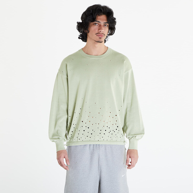 Pánský svetr Nike Sportswear Tech Pack Men's Long-Sleeve Sweater Olive Aura