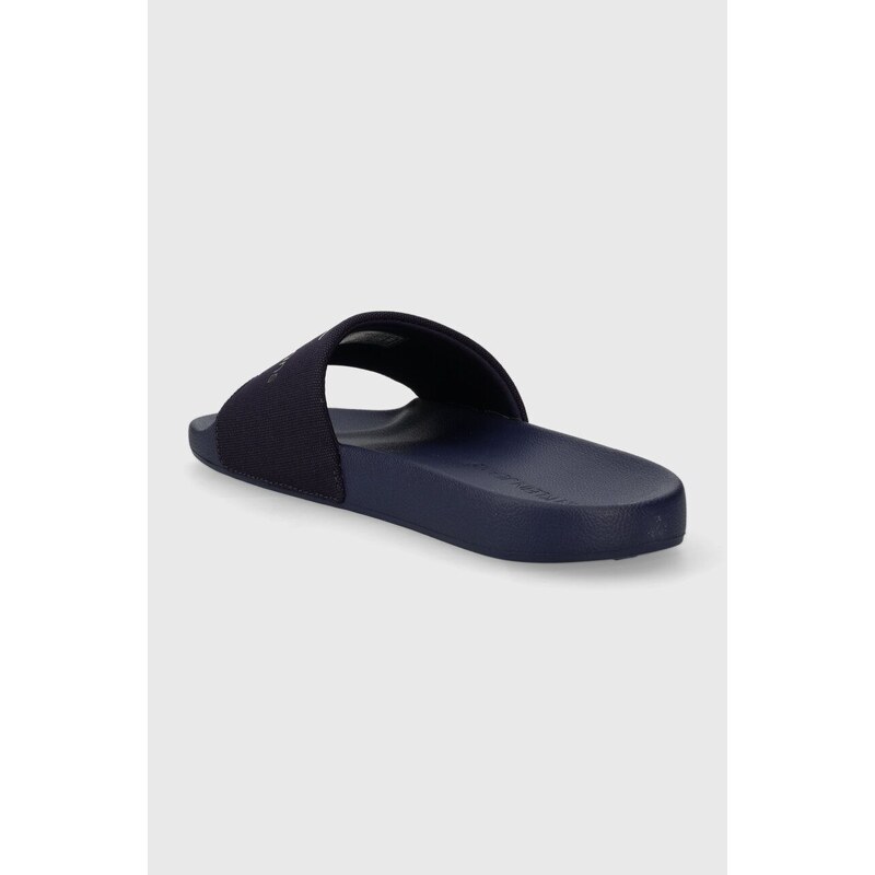 Pantofle Calvin Klein Jeans SLIDE MONOGRAM CO pánské, oranžová barva, YM0YM00061