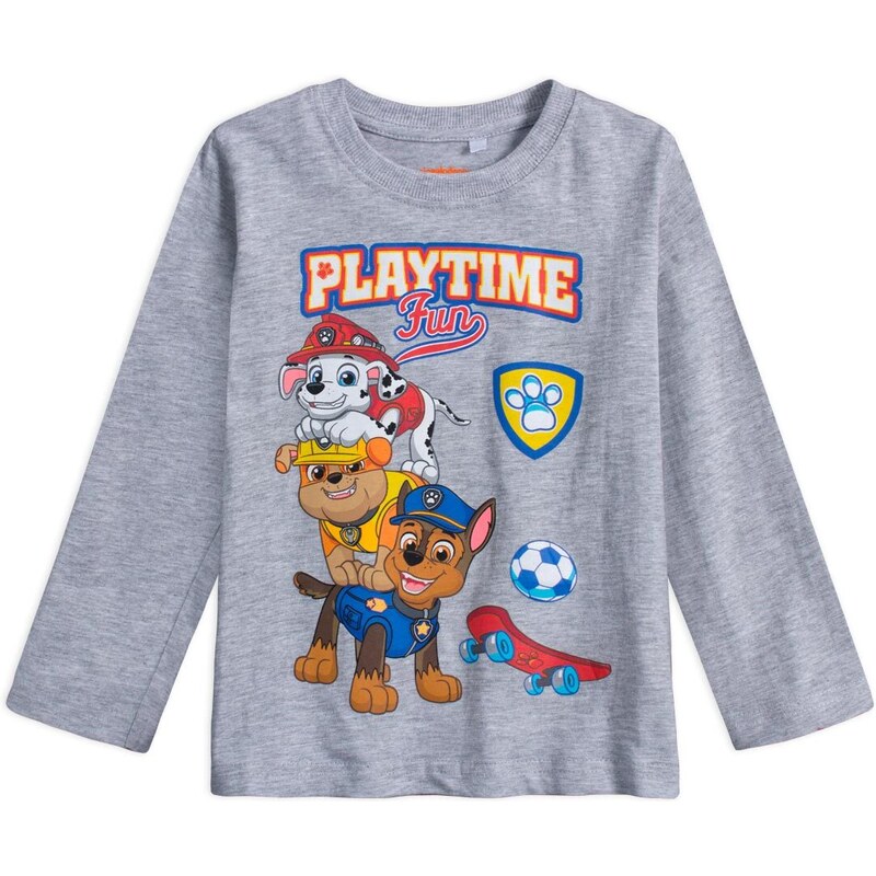 Chlapecké tričko PAW PATROL PLAYTIME šedé