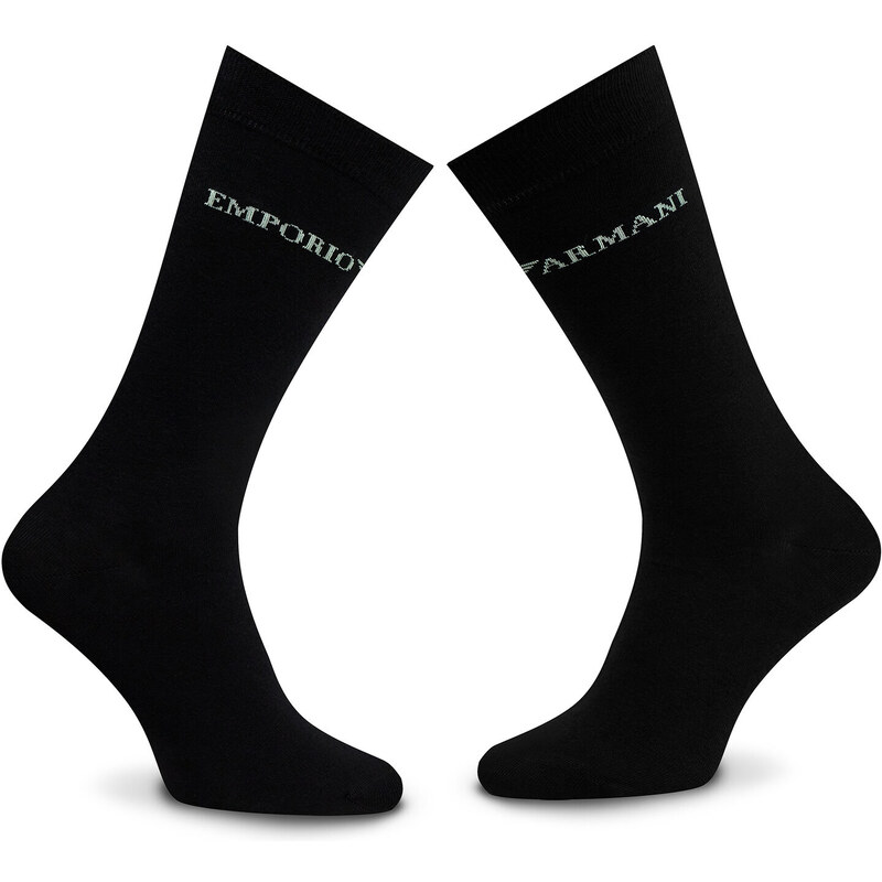 Sada 3 párů pánských vysokých ponožek Emporio Armani