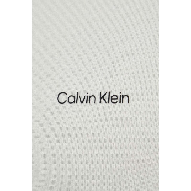 Mikina Calvin Klein pánská, zelená barva, hladká