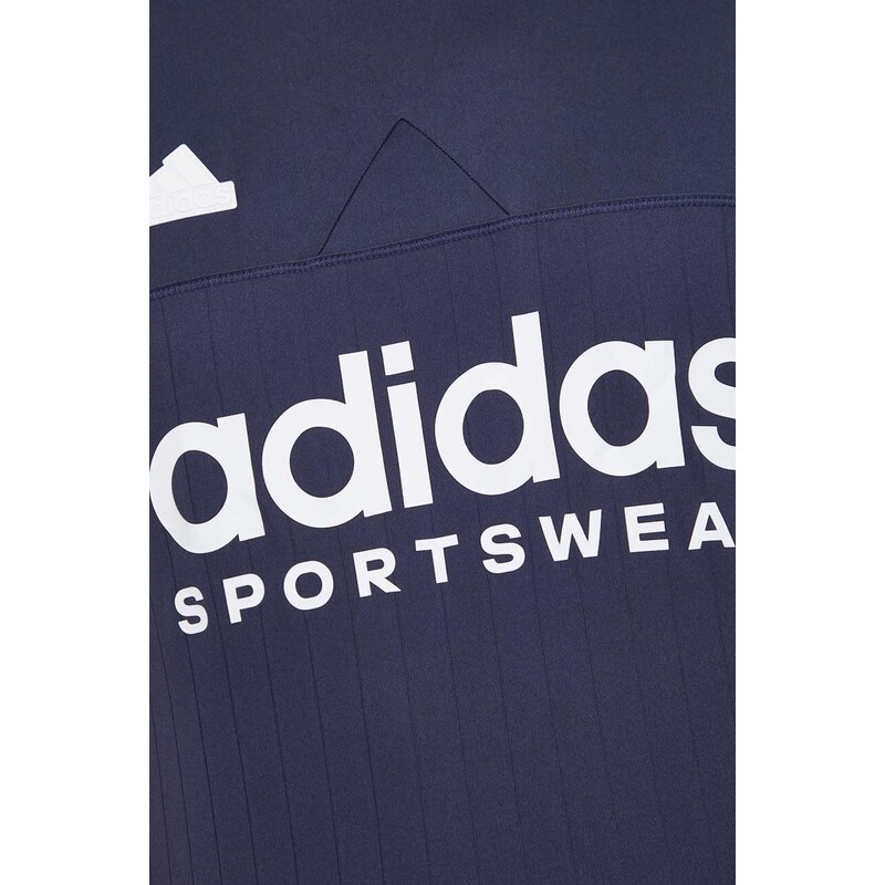 Tréninkové tričko adidas Tiro tmavomodrá barva, s potiskem, IS1501