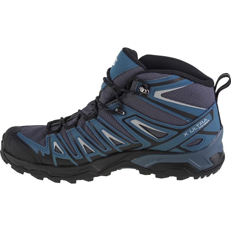 MODRÁ TURISTICKÁ VYSOKÁ OBUV SALOMON X ULTRA PIONEER MID GTX