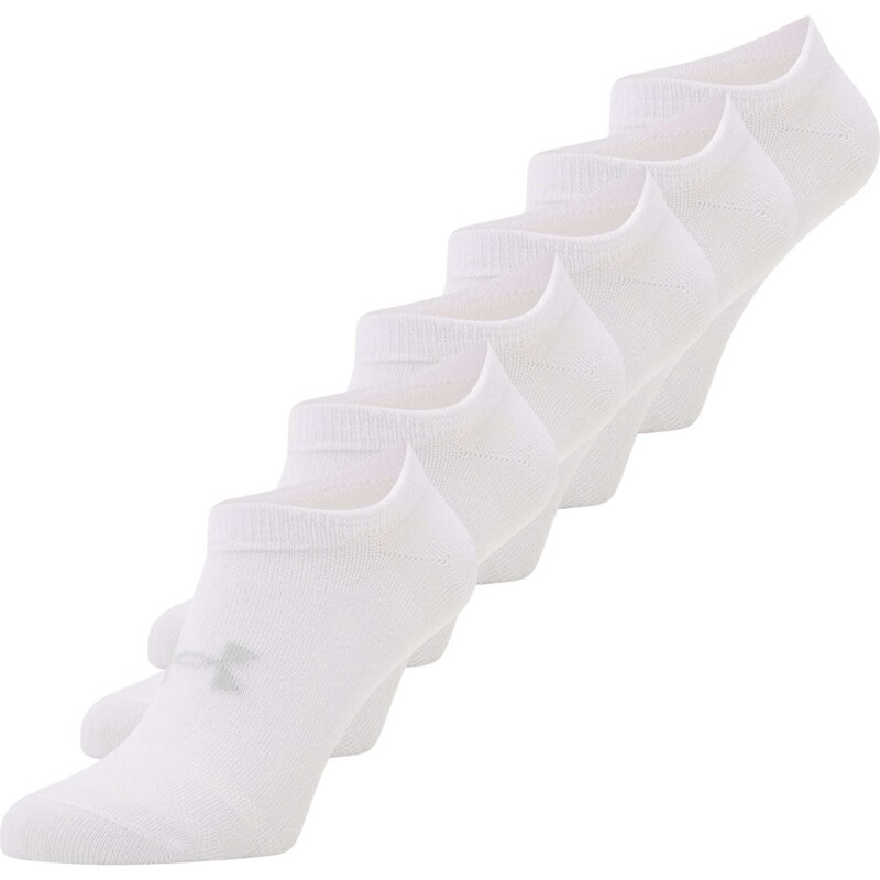 UNDER ARMOUR Sportovní ponožky Essential světle šedá / bílá