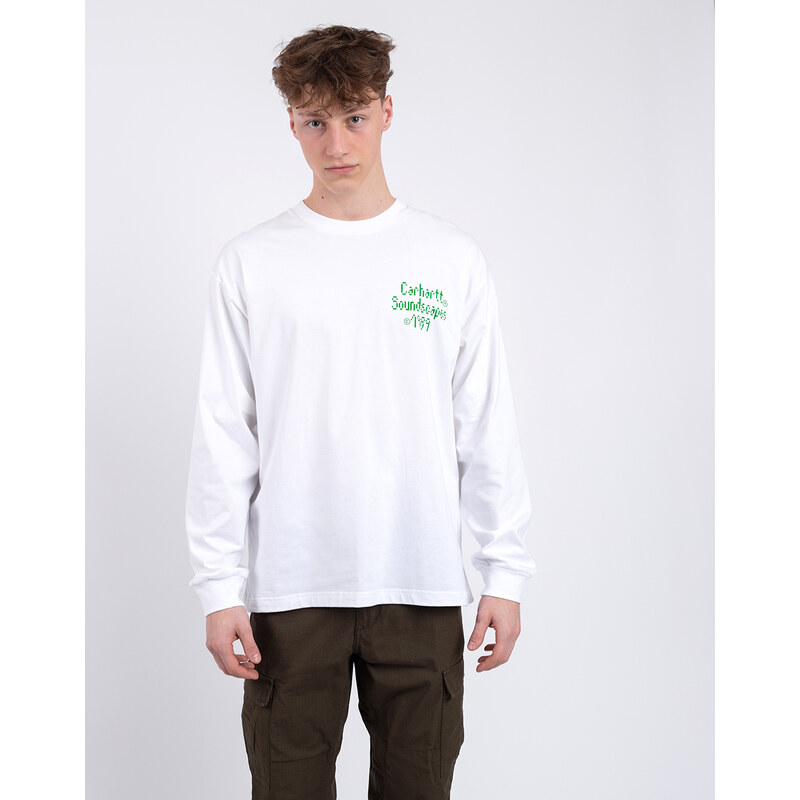 Carhartt WIP L/S Soundface T-Shirt White