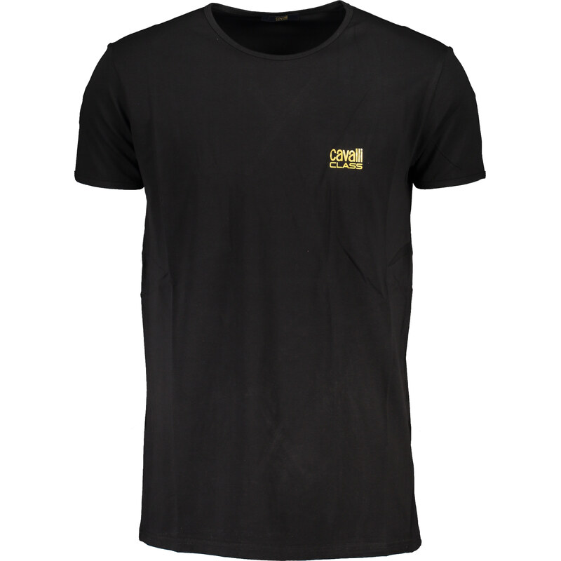 CAVALLI CLASS MENS SHORT SLEEVE T-SHIRT BLACK