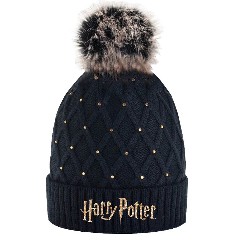 Harry Poter - licence Dívčí zimní čepice - Harry Potter 5239214, černá