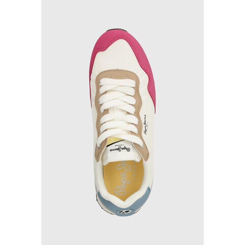 Sneakers boty Pepe Jeans PLS40001 růžová barva, NATCH BASIC W