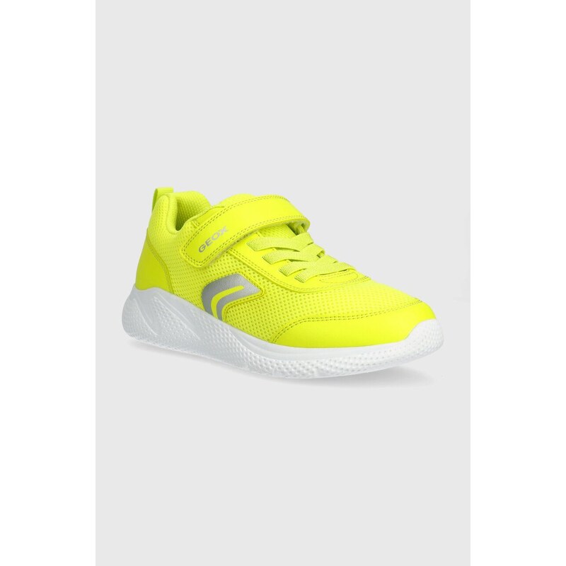 Dětské sneakers boty Geox SPRINTYE zelená barva