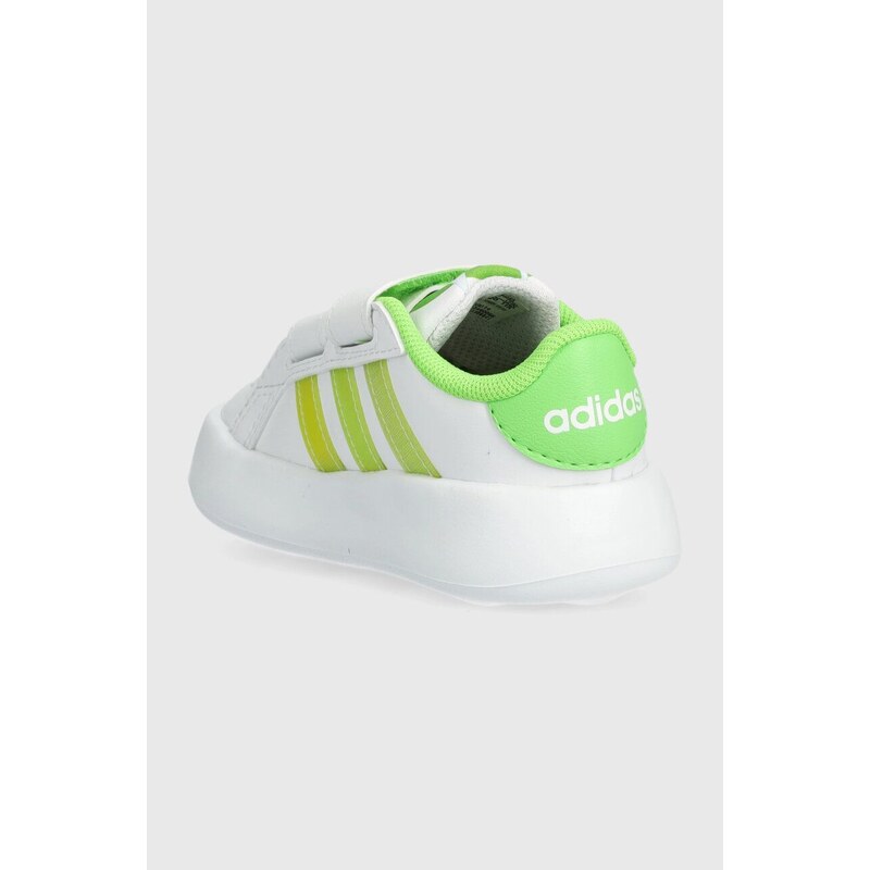 Dětské sneakers boty adidas x Disney, GRAND COURT 2.0 Tink CF I zelená barva