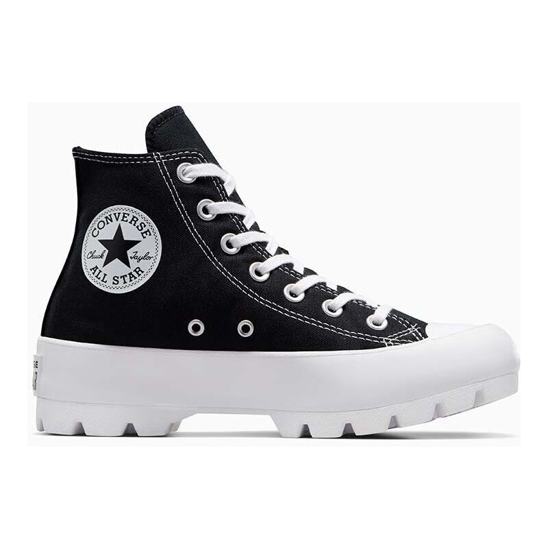 Kecky Converse Chuck Taylor All Star Lugged Hi dámské, černá barva, 565901C