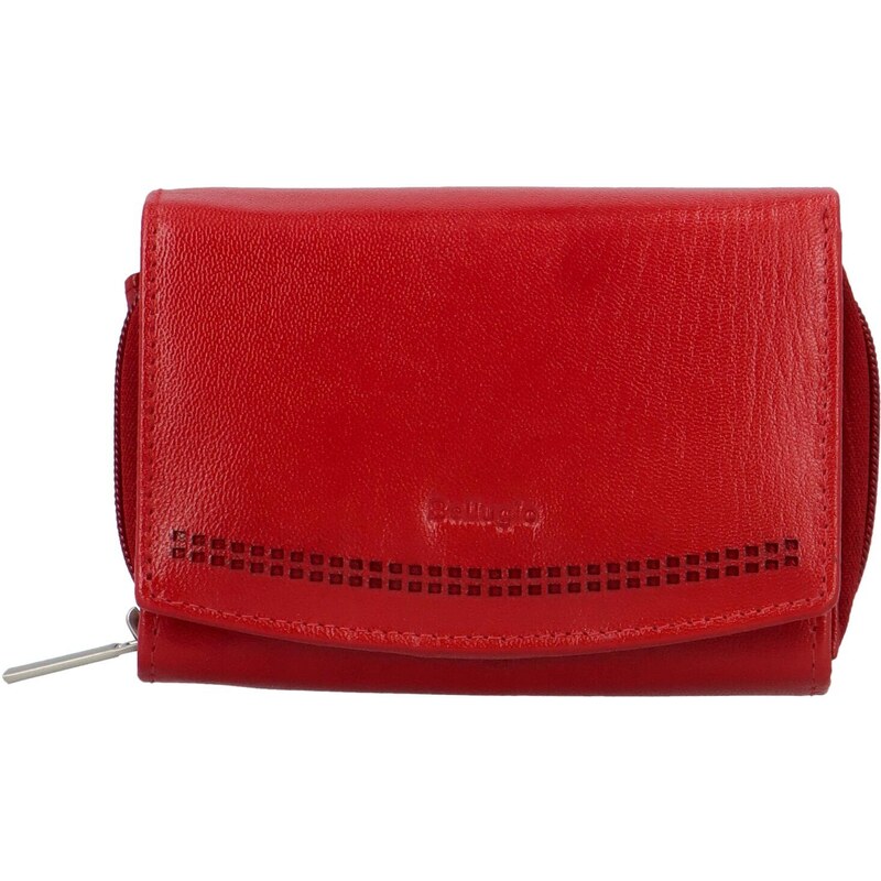 Trendy malá dámská peněženka Bellugio Ingwent, červená