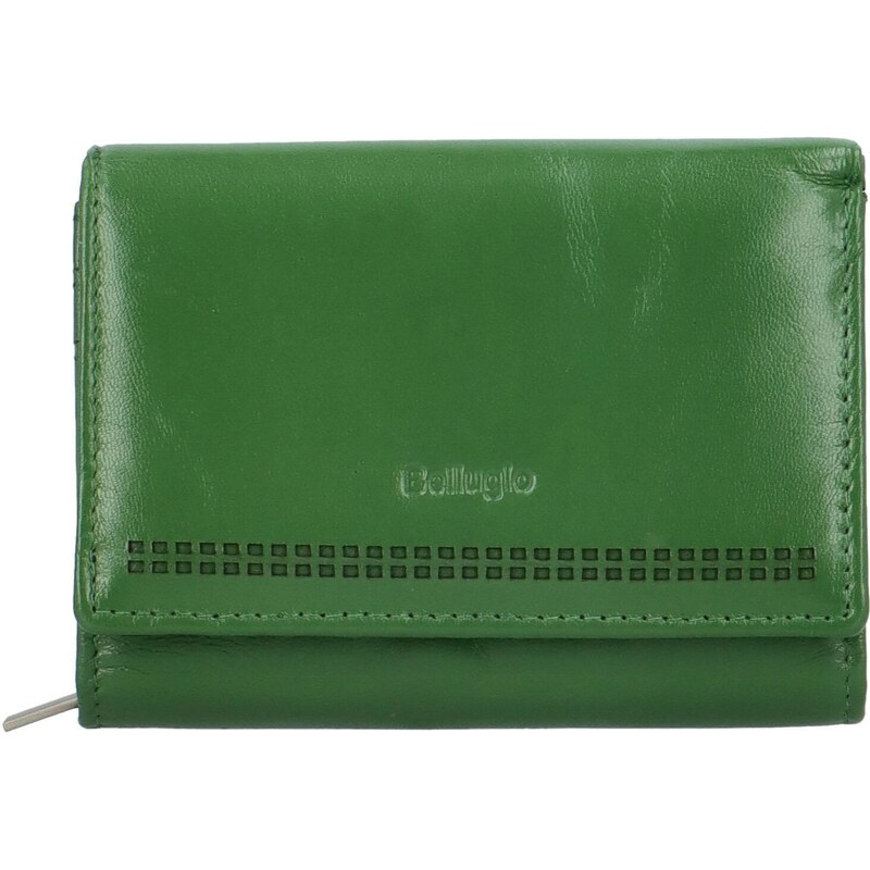 Dámská kožená peněženka zelená - Bellugio Glorgia zelená