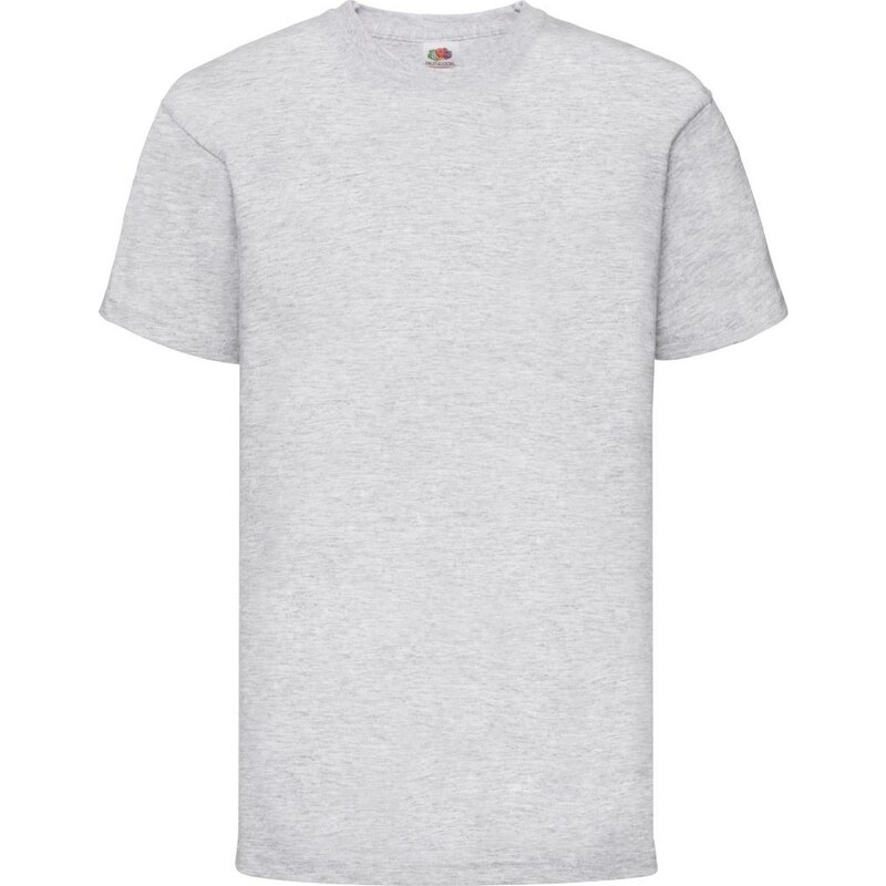 Fruit Of The Loom Kids Valueweight T Heather Grey dětské tričko s krátkým rukávem 3/4