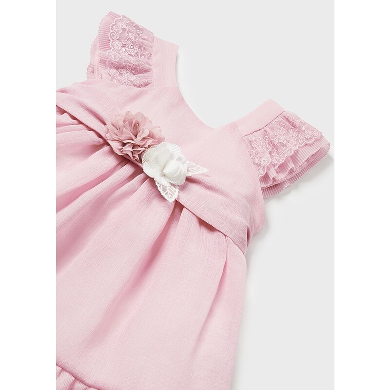 Dívčí krajkové šaty Mayoral 1903 růžové