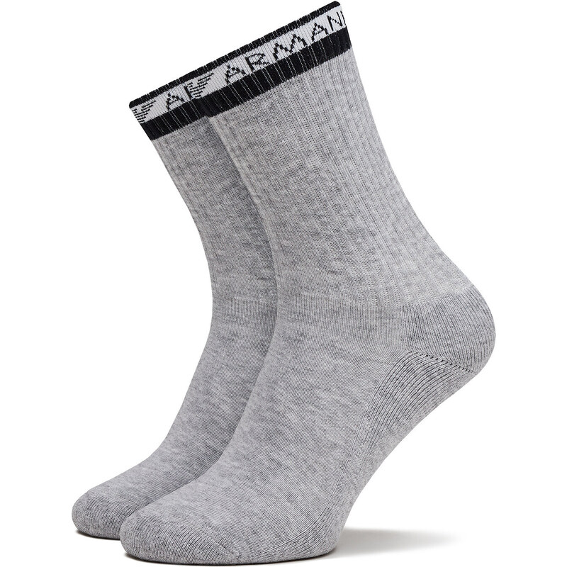 Sada 2 párů dámských vysokých ponožek Emporio Armani