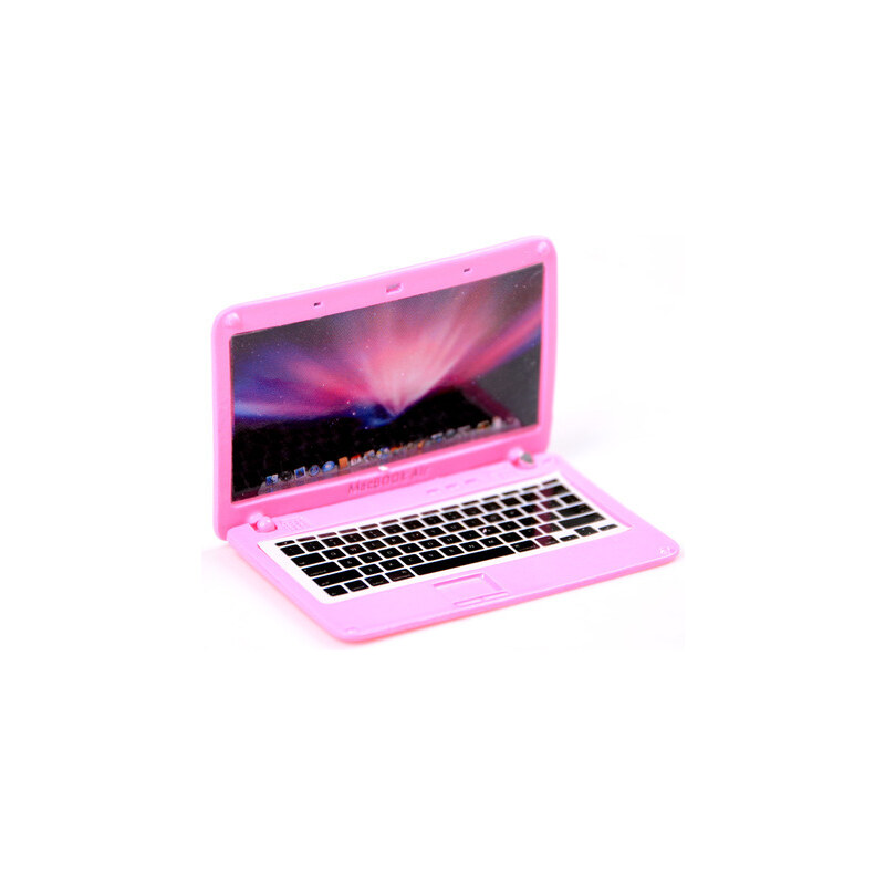 Mini laptop pro panenky Barbie