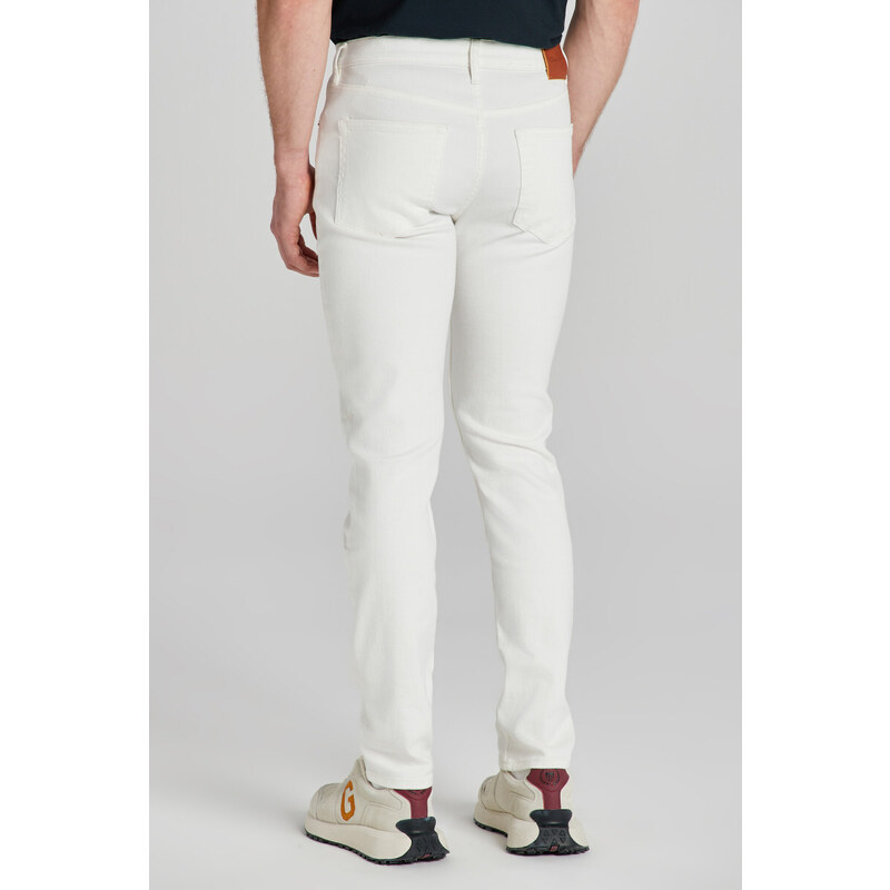 DŽÍNY GANT WHITE SLIM JEANS bílá 32/32