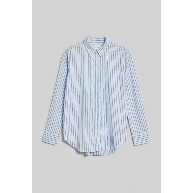 KOŠILE GANT REL STRIPED POPLIN SHIRT modrá 34