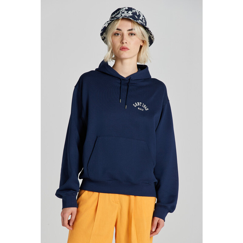 MIKINA GANT ARCH HOODIE CLASSIC BLUE 89451366