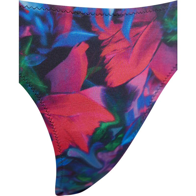 Trendyol Floral Patterned V-Cut Brazilian Bikini Bottom