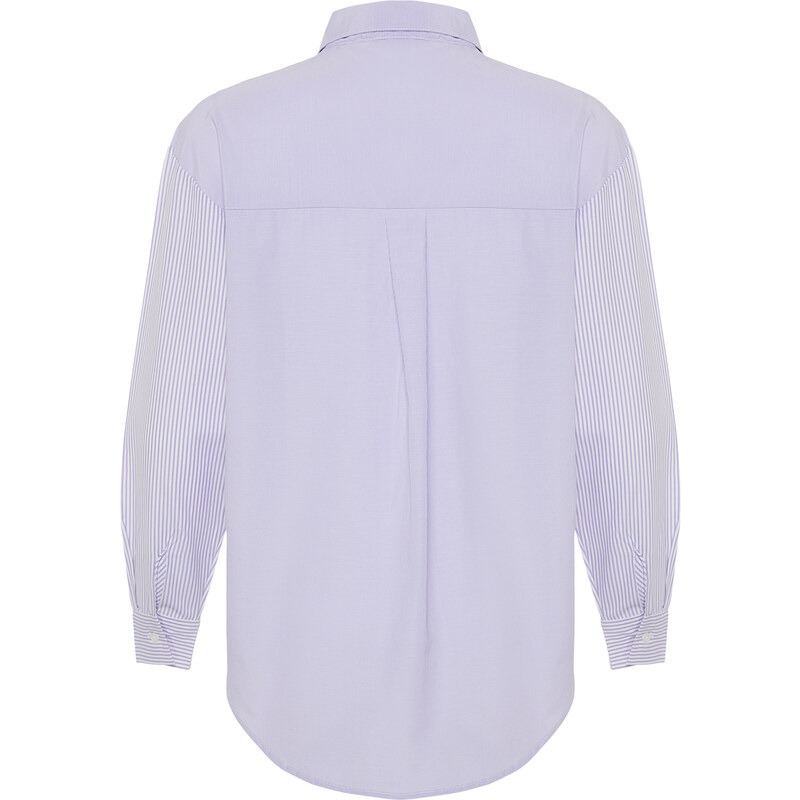 Trendyol Quickly Loose Fit Cotton Woven Shirt