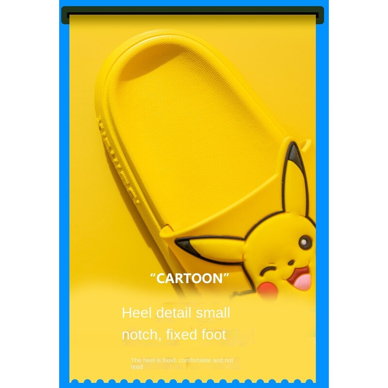 Dětské jednobarevné pantofle Pokémon (24-41 EUR)