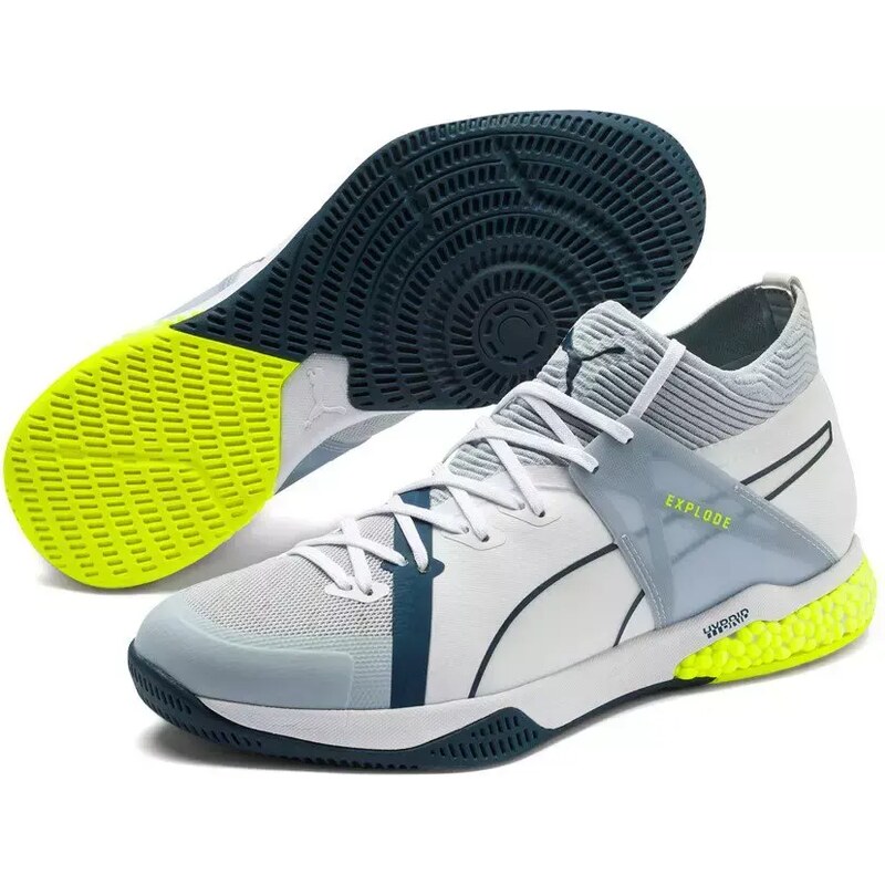 Puma Unisex Explode XT Hybrid 2 White-Grey-Yellow