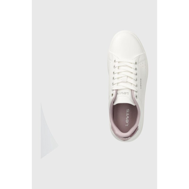 Sneakers boty Levi's ELLIS 2.0 bílá barva, 235632.151