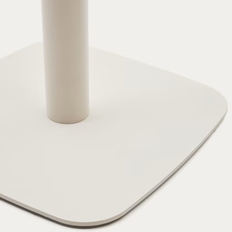 Bílý bistro stolek Kave Home Dina 68 cm