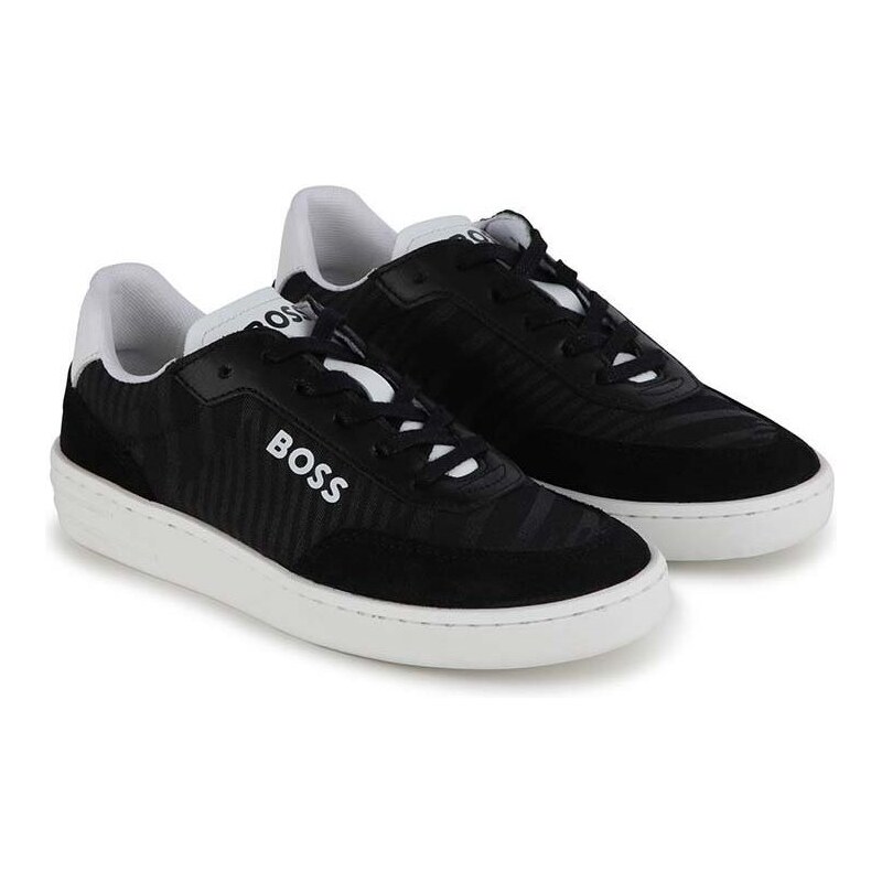 Dětské sneakers boty BOSS černá barva