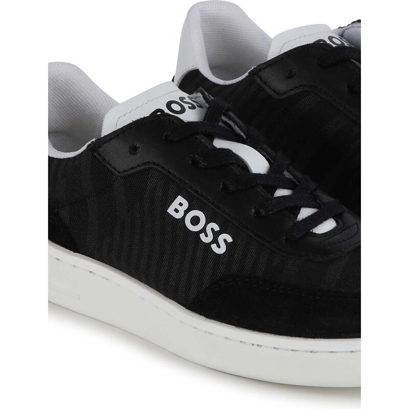 Dětské sneakers boty BOSS černá barva