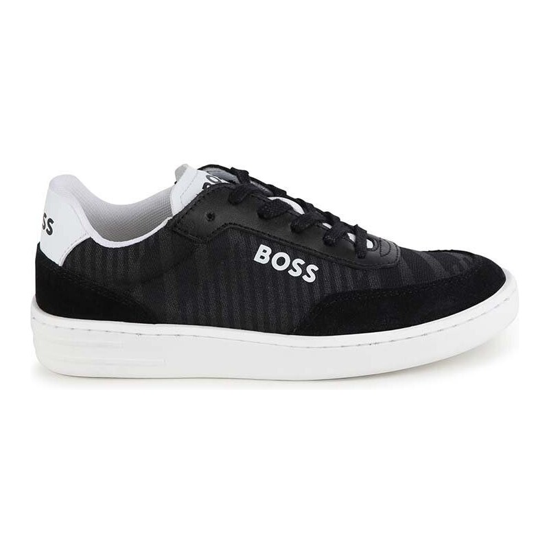 Dětské sneakers boty BOSS černá barva