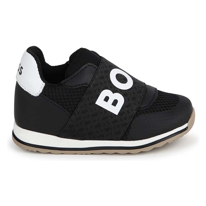 Dětské sneakers boty BOSS černá barva