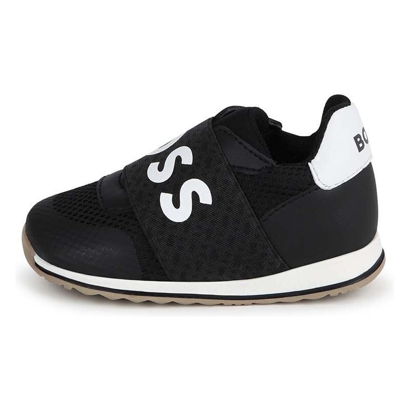 Dětské sneakers boty BOSS černá barva