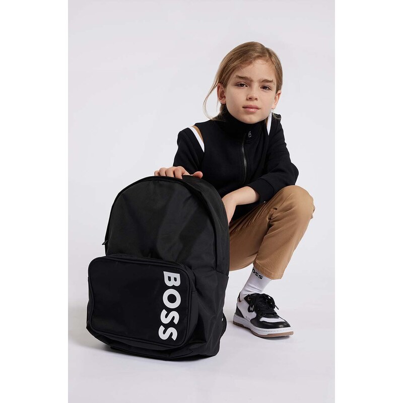 Dětský batoh BOSS černá barva, velký, s potiskem