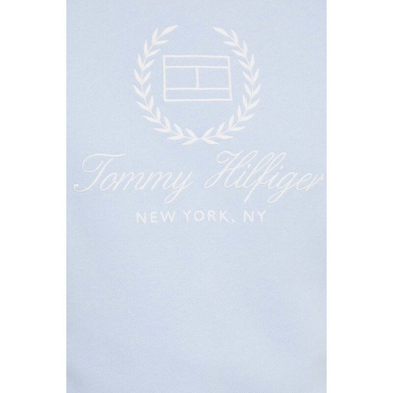 Bavlněná mikina Tommy Hilfiger dámská, s aplikací