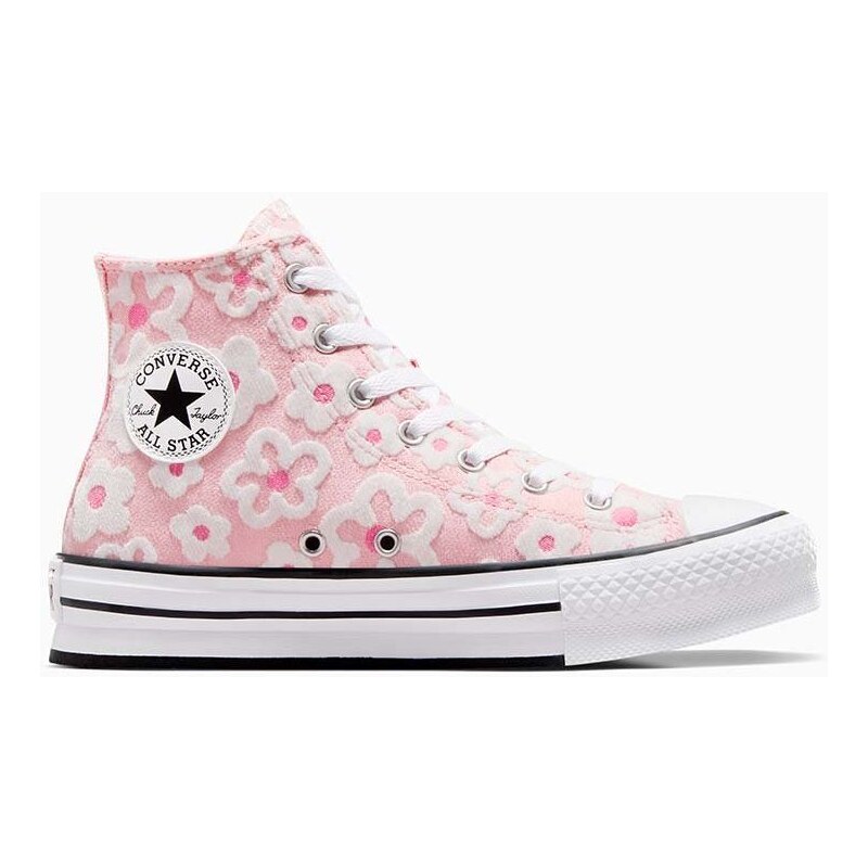 Kecky Converse Chuck Taylor All Star Eva Lift dámské, růžová barva, A06324C