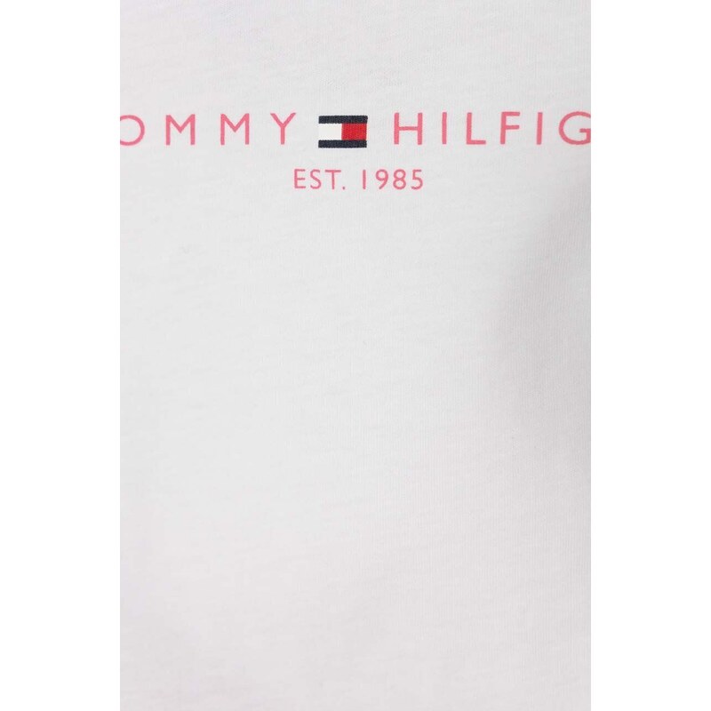 Dětská bavlněná souprava Tommy Hilfiger růžová barva