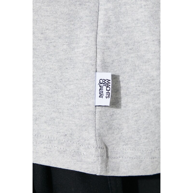 Bavlněné tričko Puma MMQ šedá barva, 624009