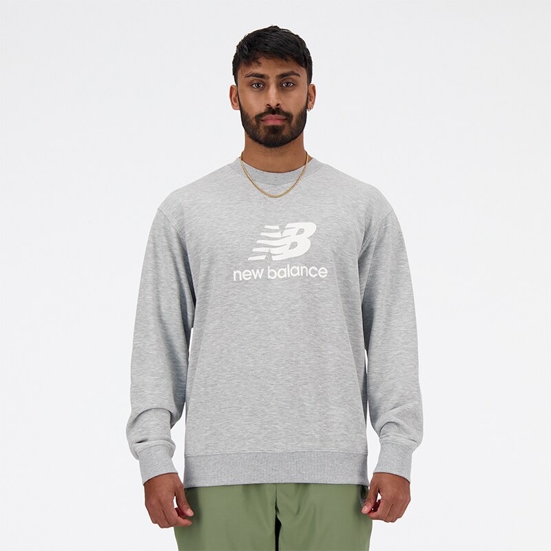 Pánská mikina New Balance MT41500AG – šedé