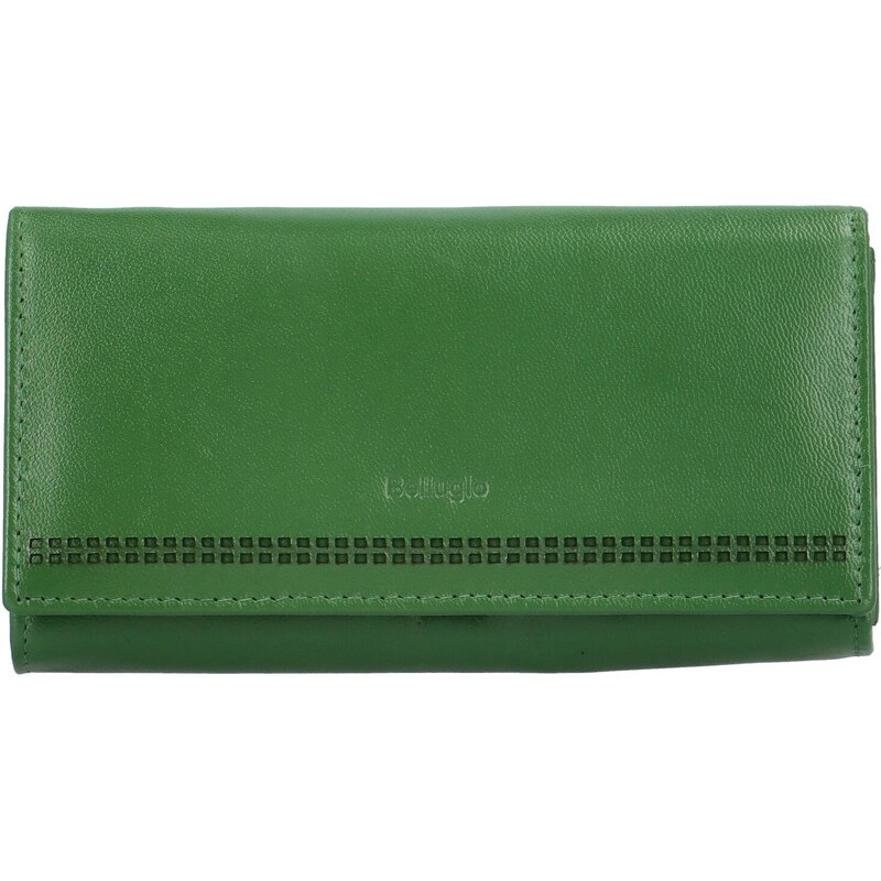 Trendy velká dámská peněženka Bellugio Loprina, zelená