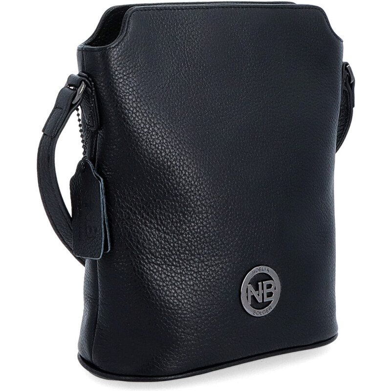 Kožená kabelka crossbody Noelia Bolger černá NB 3009 C