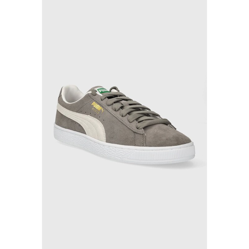 Semišové sneakers boty Puma Suede Classic XXI šedá barva, 374915.07