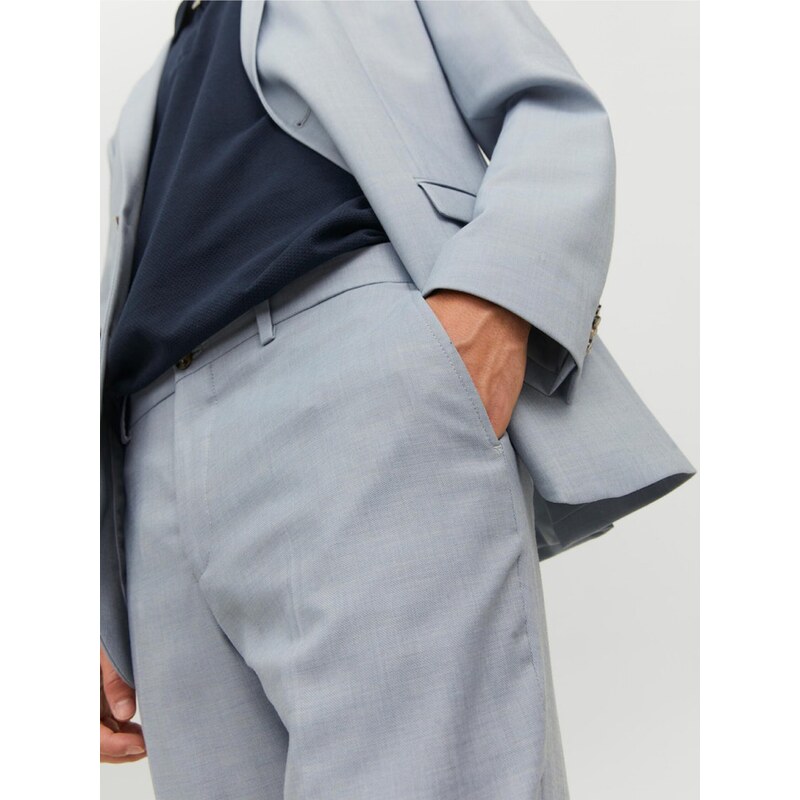 Světle modré pánské kalhoty Jack & Jones Solaris - Pánské