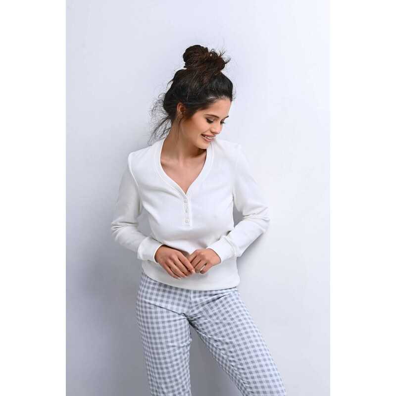 Pyjamas Sensis Desire length/r S-XL off white 000