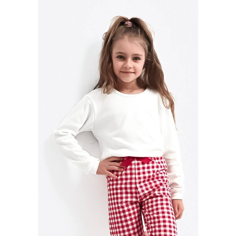 Pyjamas Sensis Perfect Kids Girls Christmas 110-116 cream 001