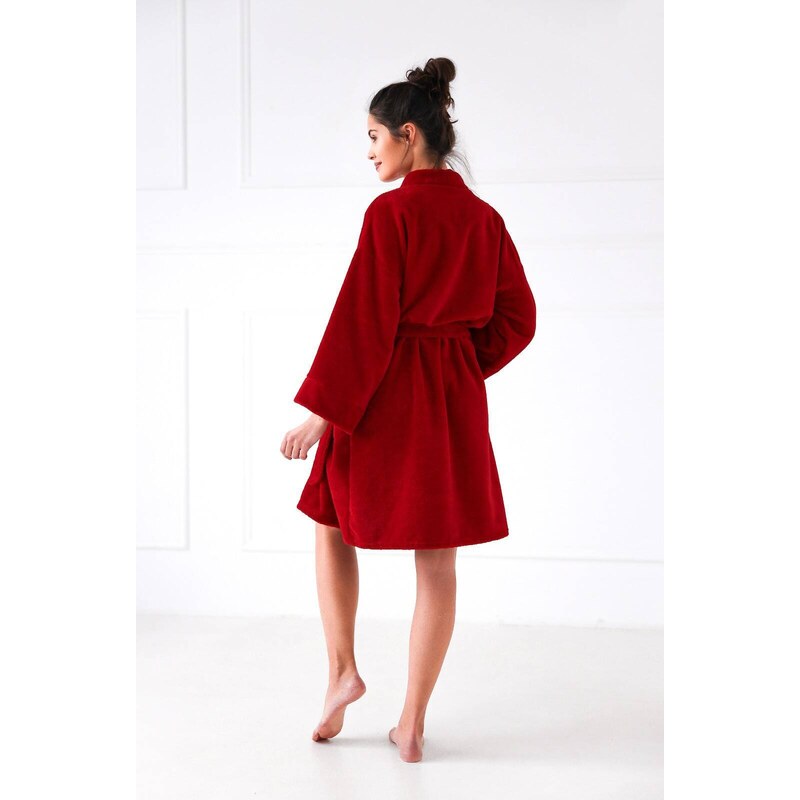 Bathrobe Sensis Rolling Red S-XL red 033