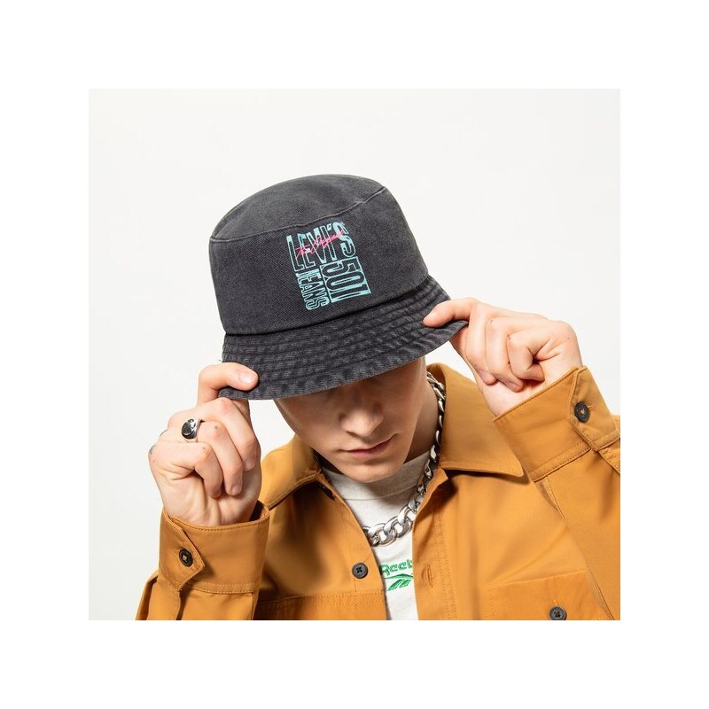 Levi's Čepice 501 Graphic Bucket Hat ženy Doplňky Klobouky D75930001