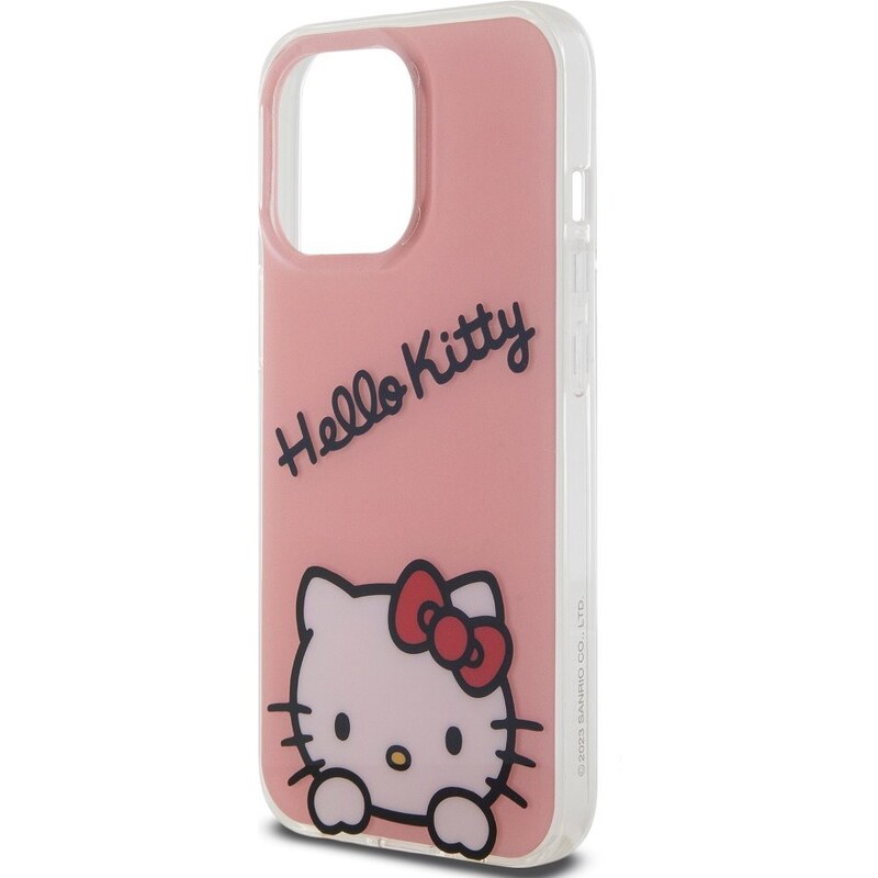 Ochranný kryt na iPhone 13 Pro - Hello Kitty, IML Daydreaming Logo Pink